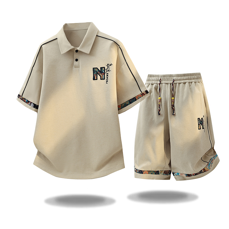 Embroidery Men Shirt - Nuovo Set Estivo di Moda Trendy