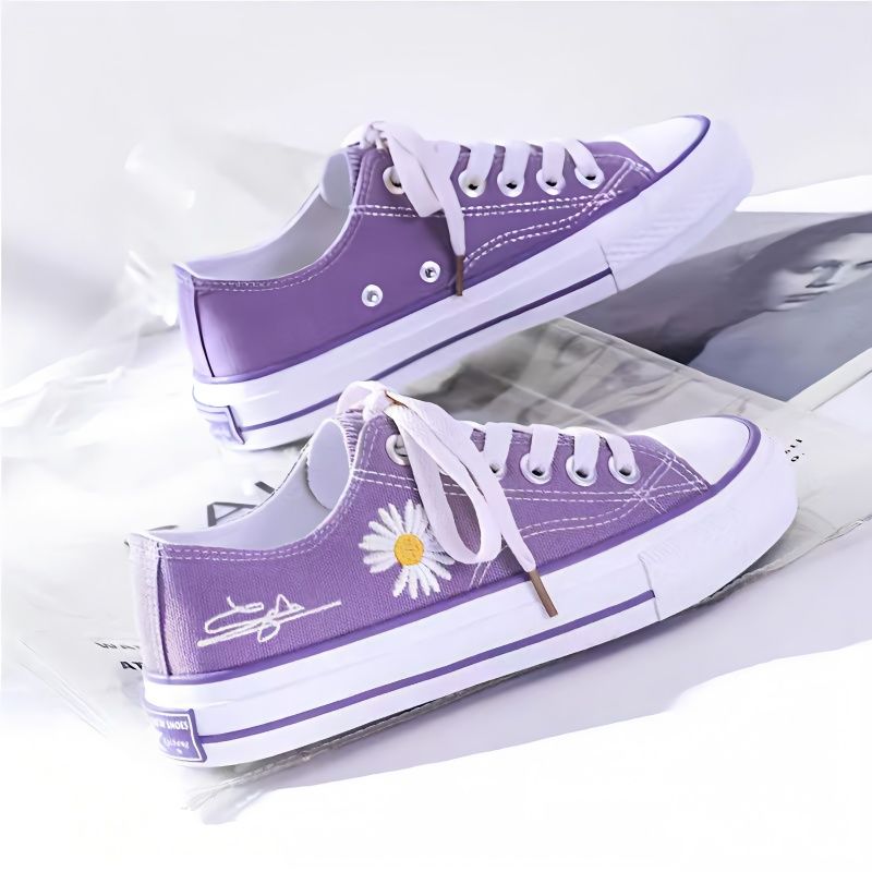 Embroidery Shoes - Scarpe da Donna in Tela con
