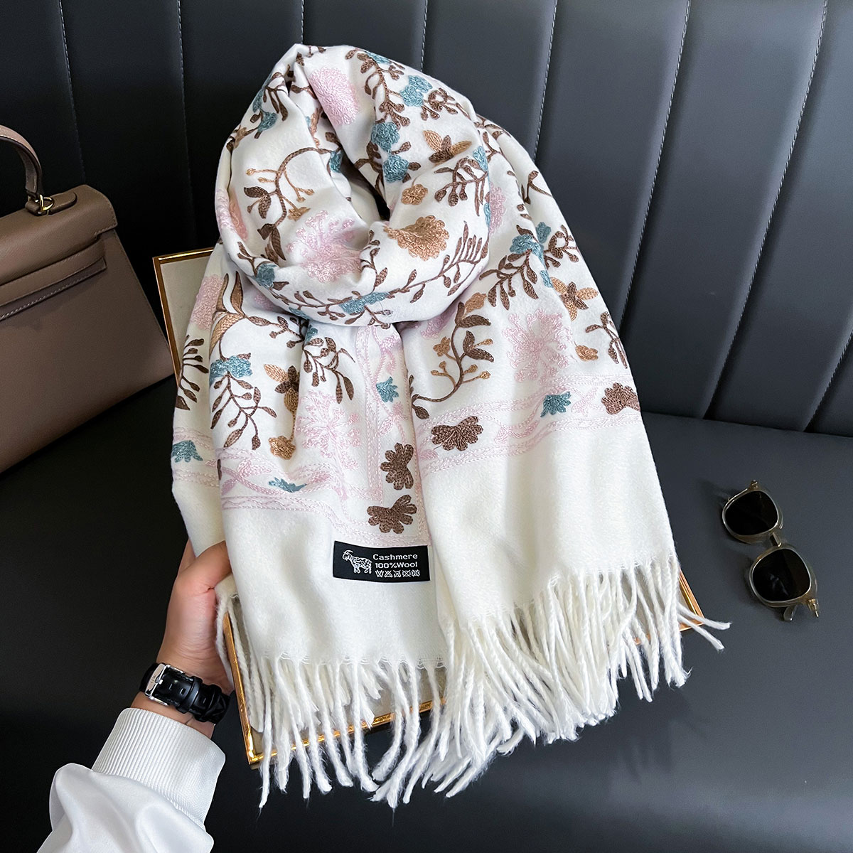 Embroidery Pashmina - Nuovo Inverno Caldo Sciarpa di Cachemire