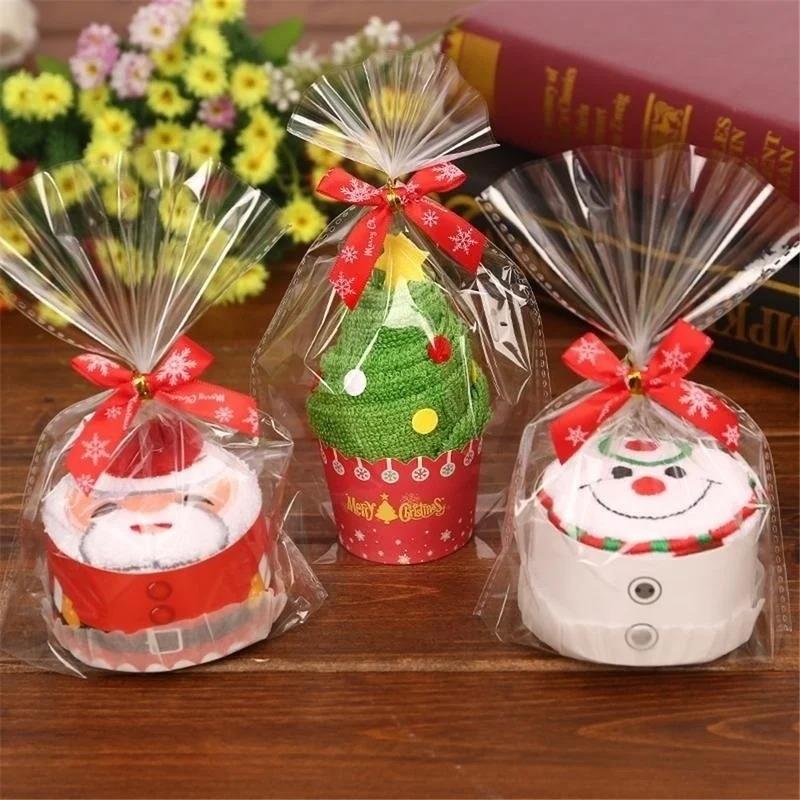 Embroidery Xmas Decorations - Asciugamani di Natale 30 * 30