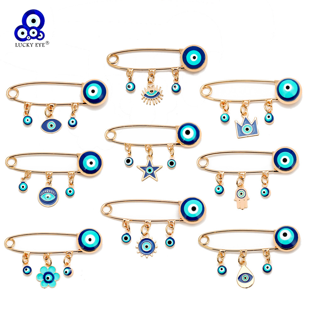 Embroidery Kiss - Lucky Eye Blue Turkish Evil Eye