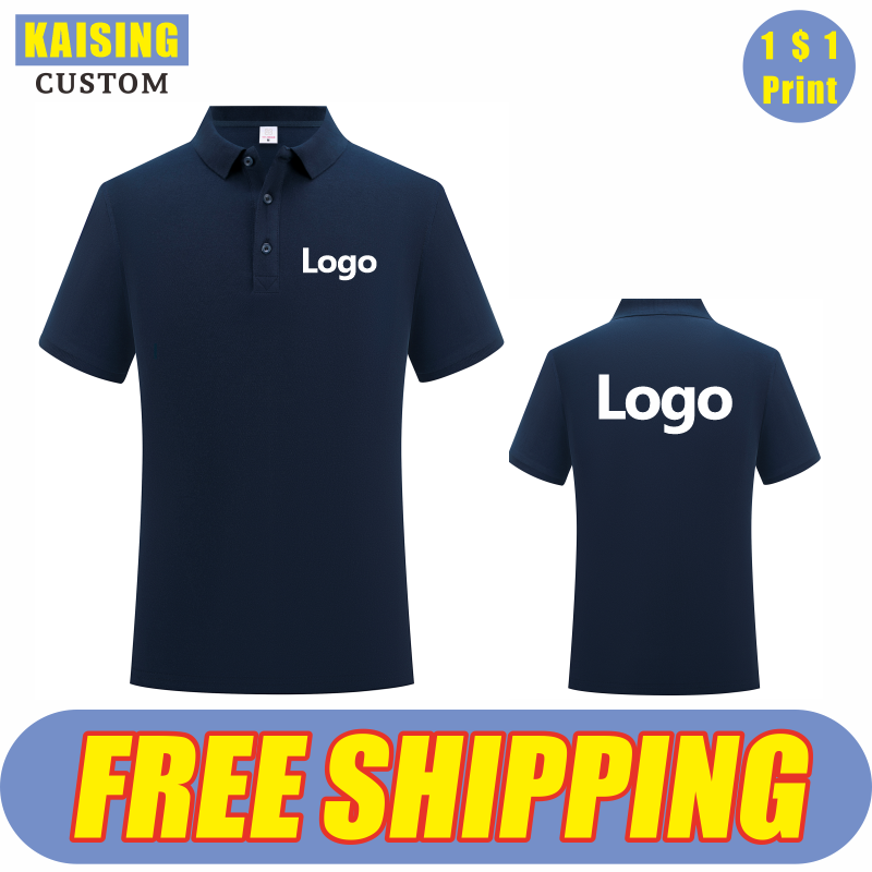 Embroidery Men Shirt - KAISING Polo in puro cotone di