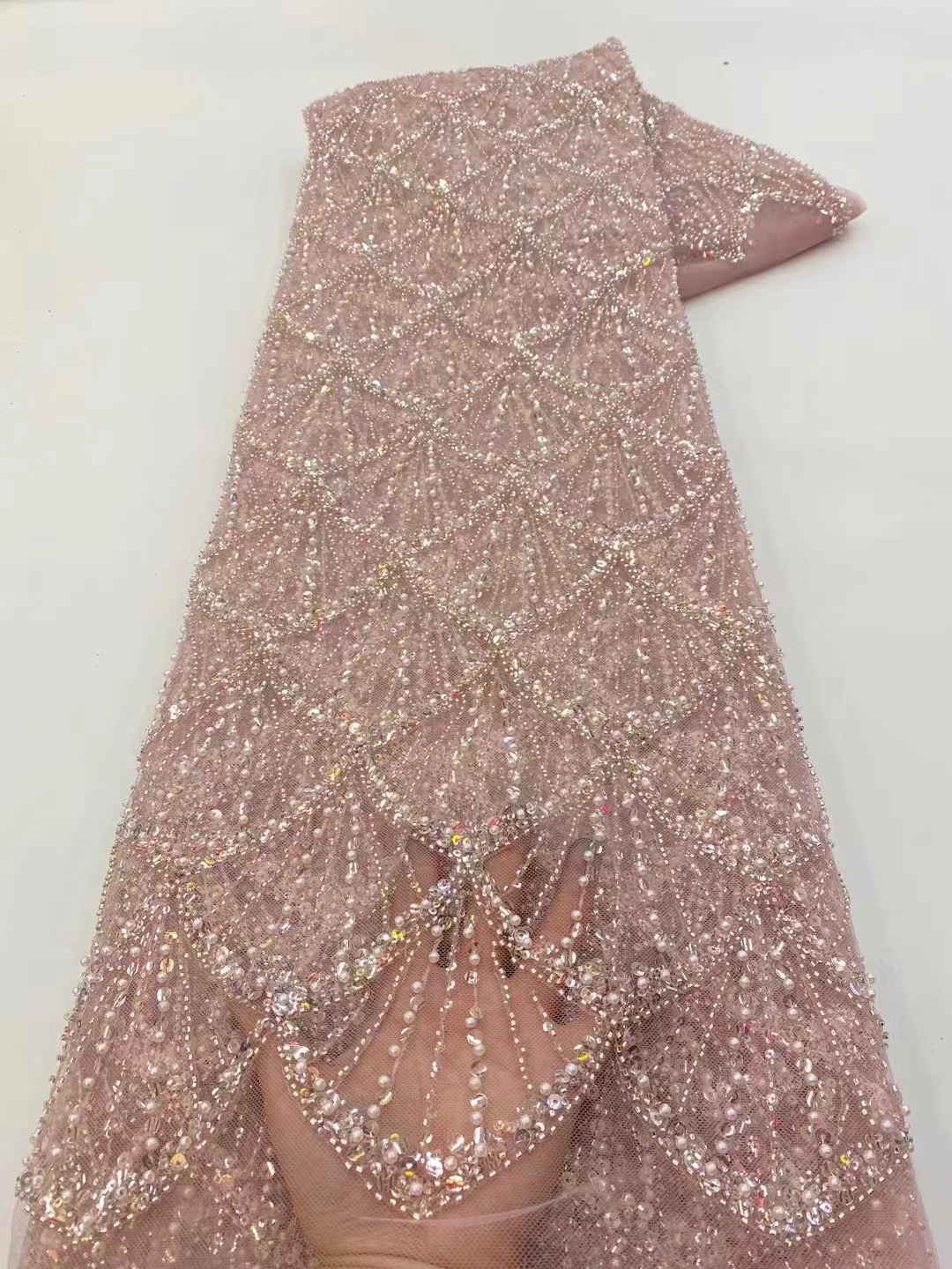 Embroidery Net Fabric - Tessuto in pizzo tulle africano 2026,