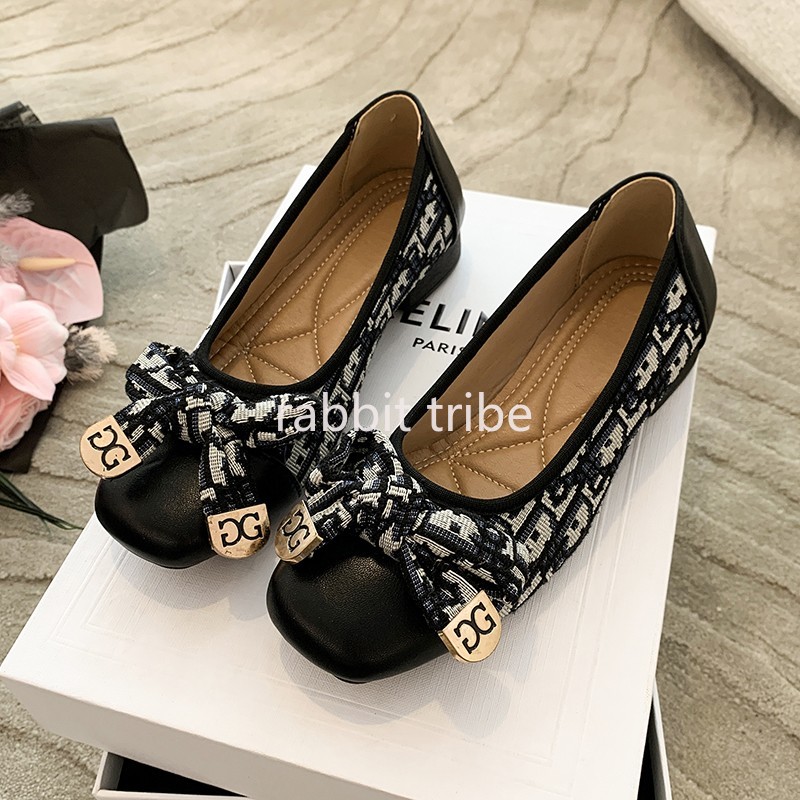 Embroidery Style - Comode scarpe singole da donna francesi
