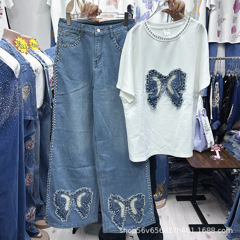 Embroidery On Shirt - T-shirt a maniche corte bianca con