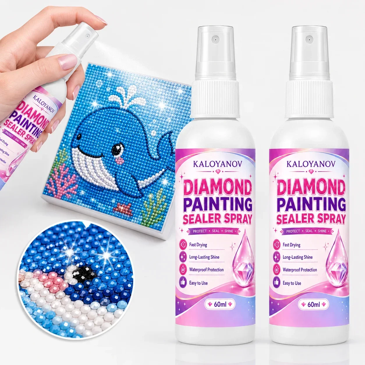 Embroidery Kit Starter - Spray Sigillante per Diamond Painting 5D