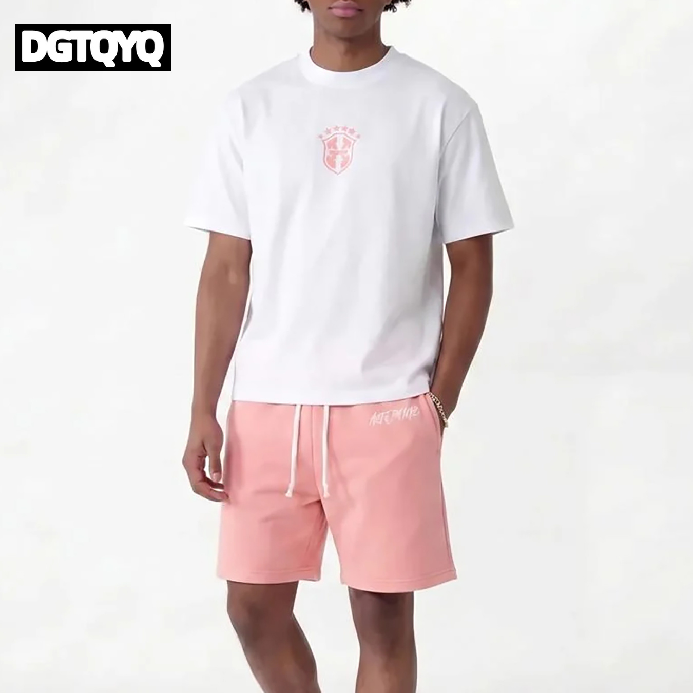 Embroidery Men Shirt - Nuovo Set Estivo da Uomo: Pantaloncini