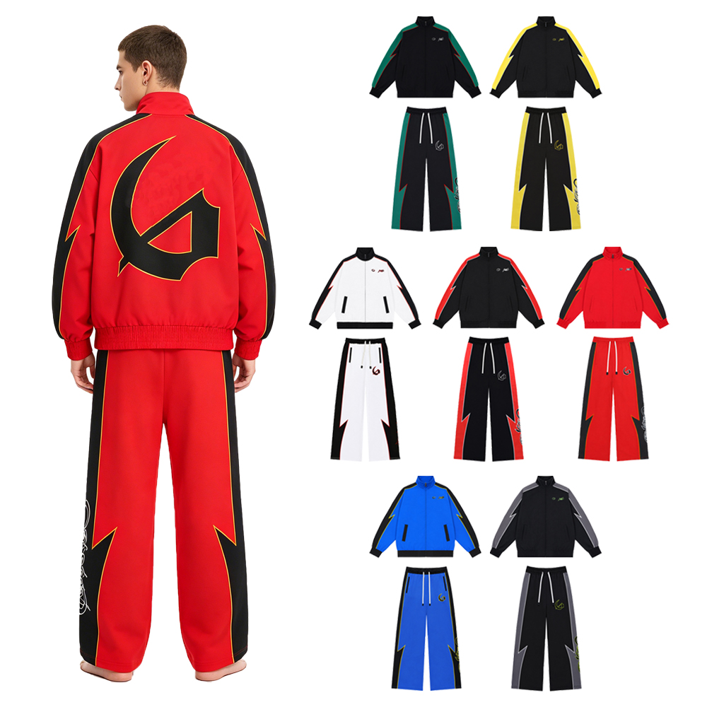 Embroidery Style - Completi Sportivi da Uomo Y2K Streetwear,