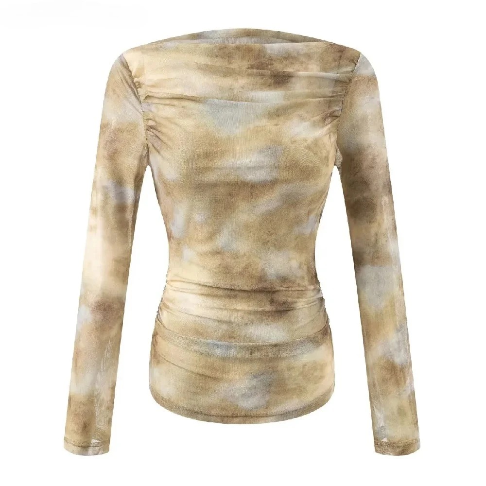 Embroidery A - T-shirt da donna 2025 sexy con