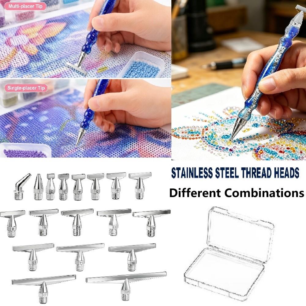 Embroidery Kit Starter - Set di punte filettate in acciaio