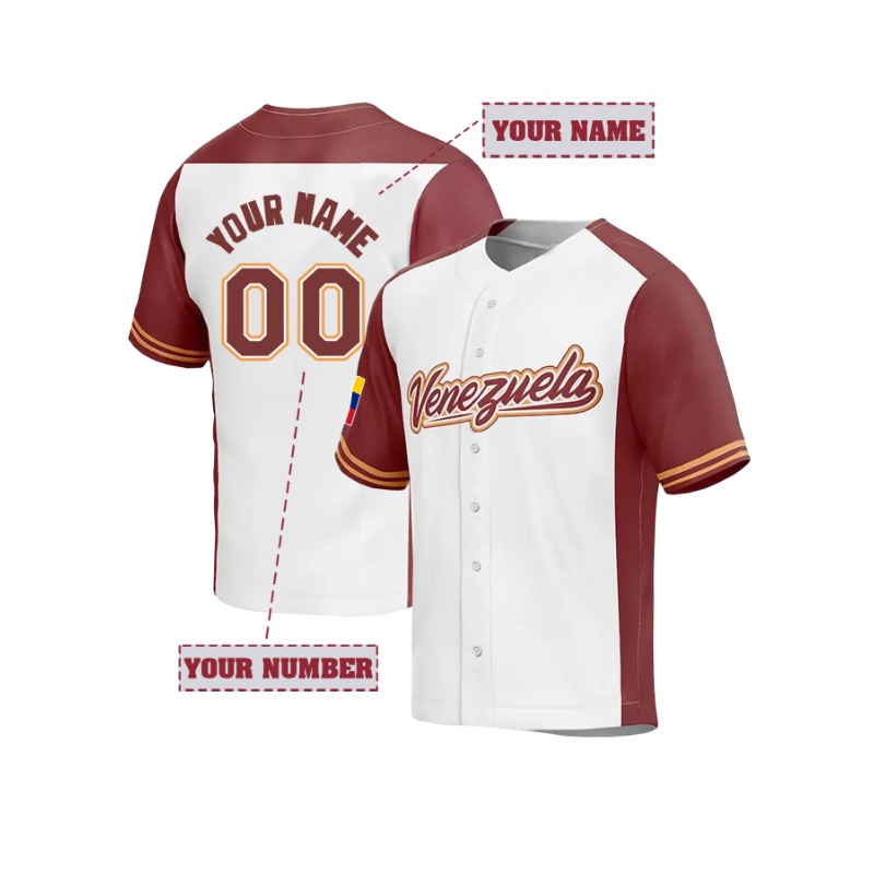 T-shirt da baseball Venezuela  - Embroidery Men Shirt recensione e prezzo