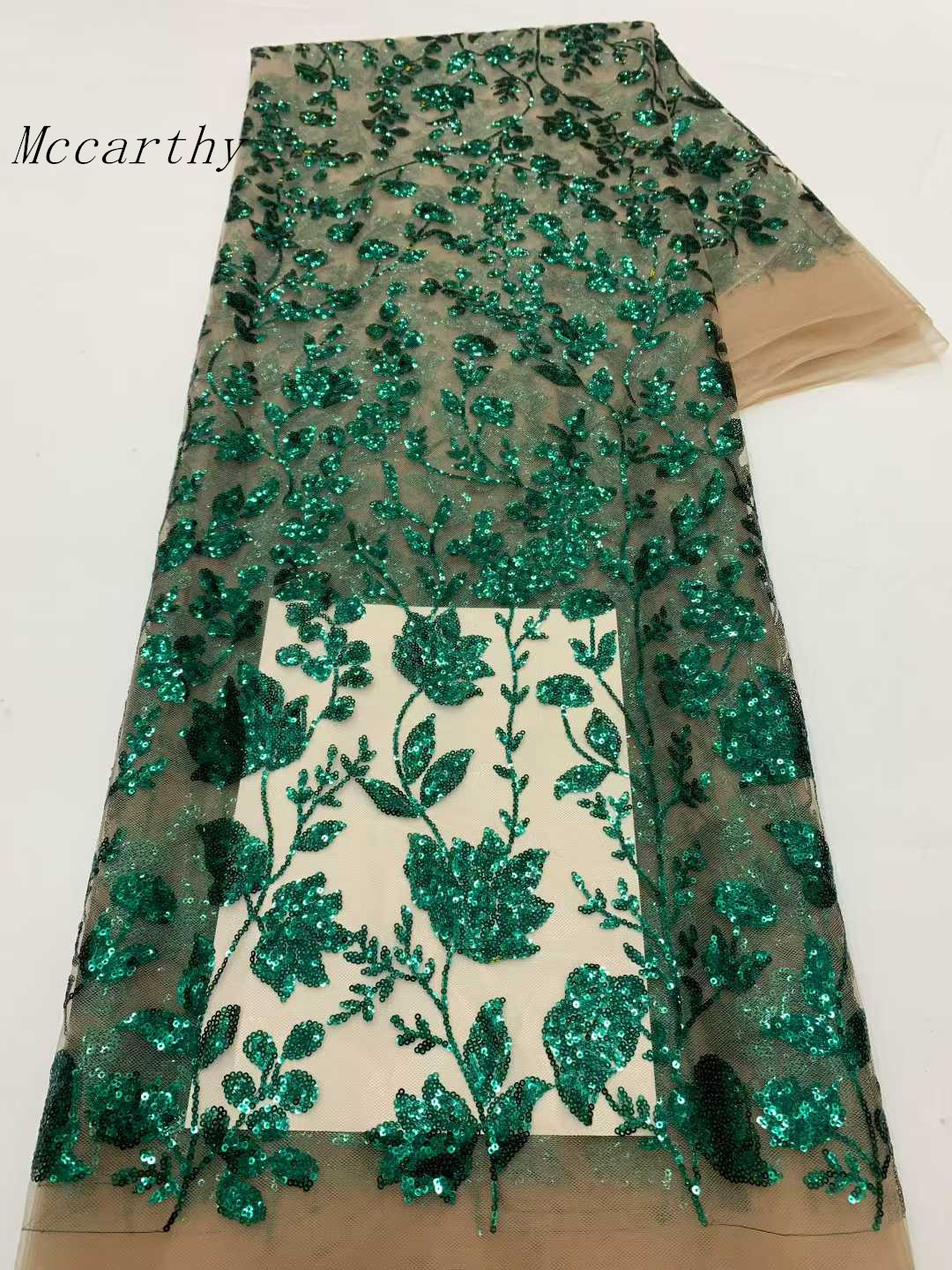 Tessuto di pizzo africano con  - Embroidery Net Fabric recensione e prezzo