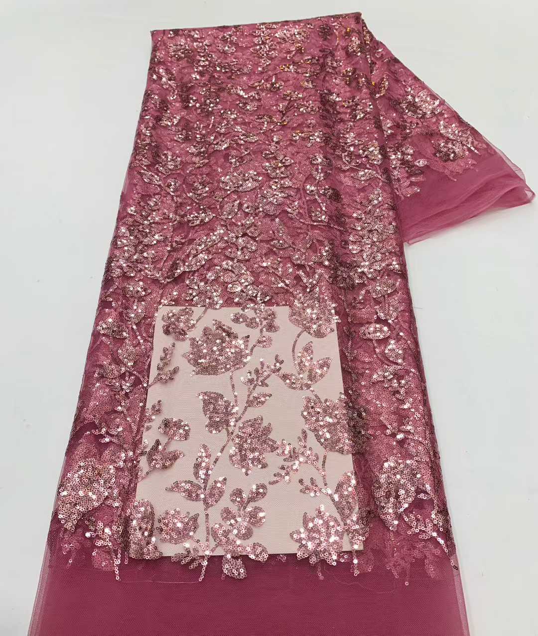 Tessuto di pizzo africano con  - Embroidery Net Fabric recensione e prezzo