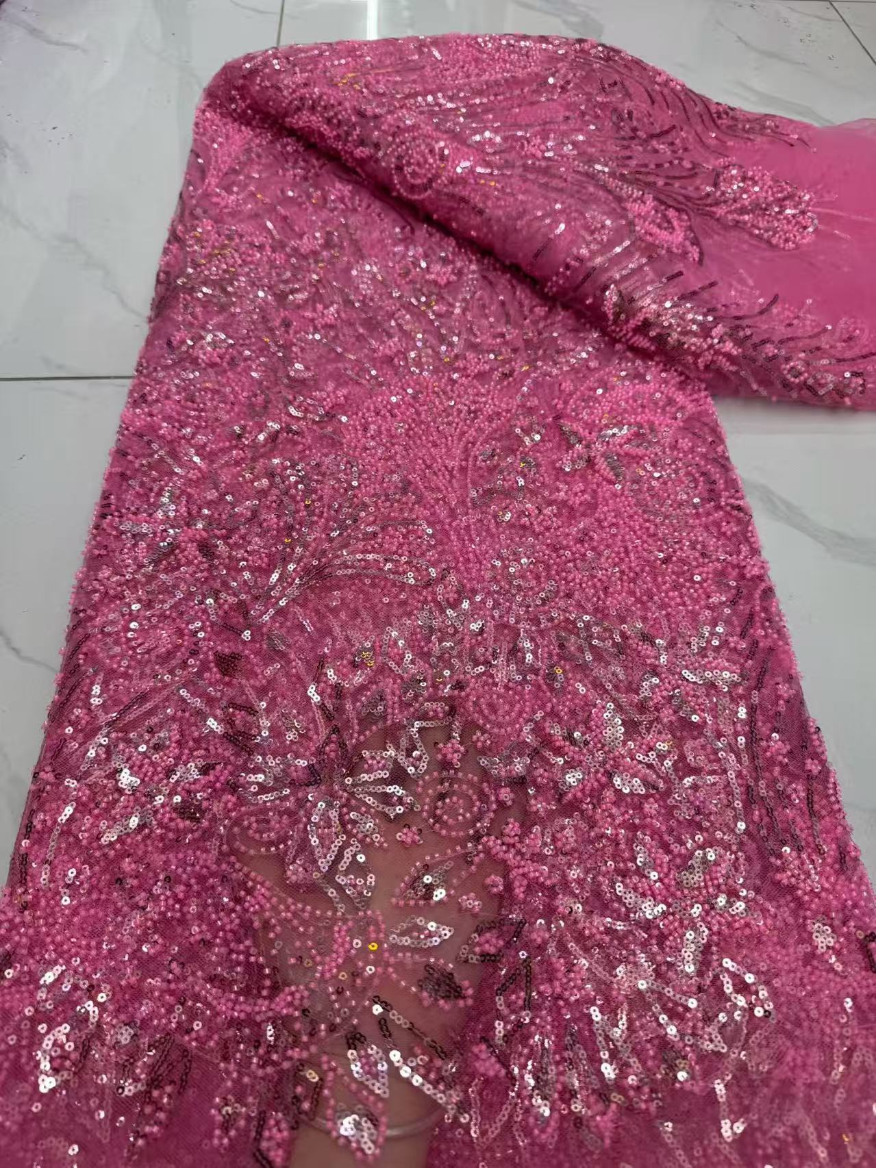Tessuti africani di lusso con  - Embroidery Net Fabric recensione e prezzo
