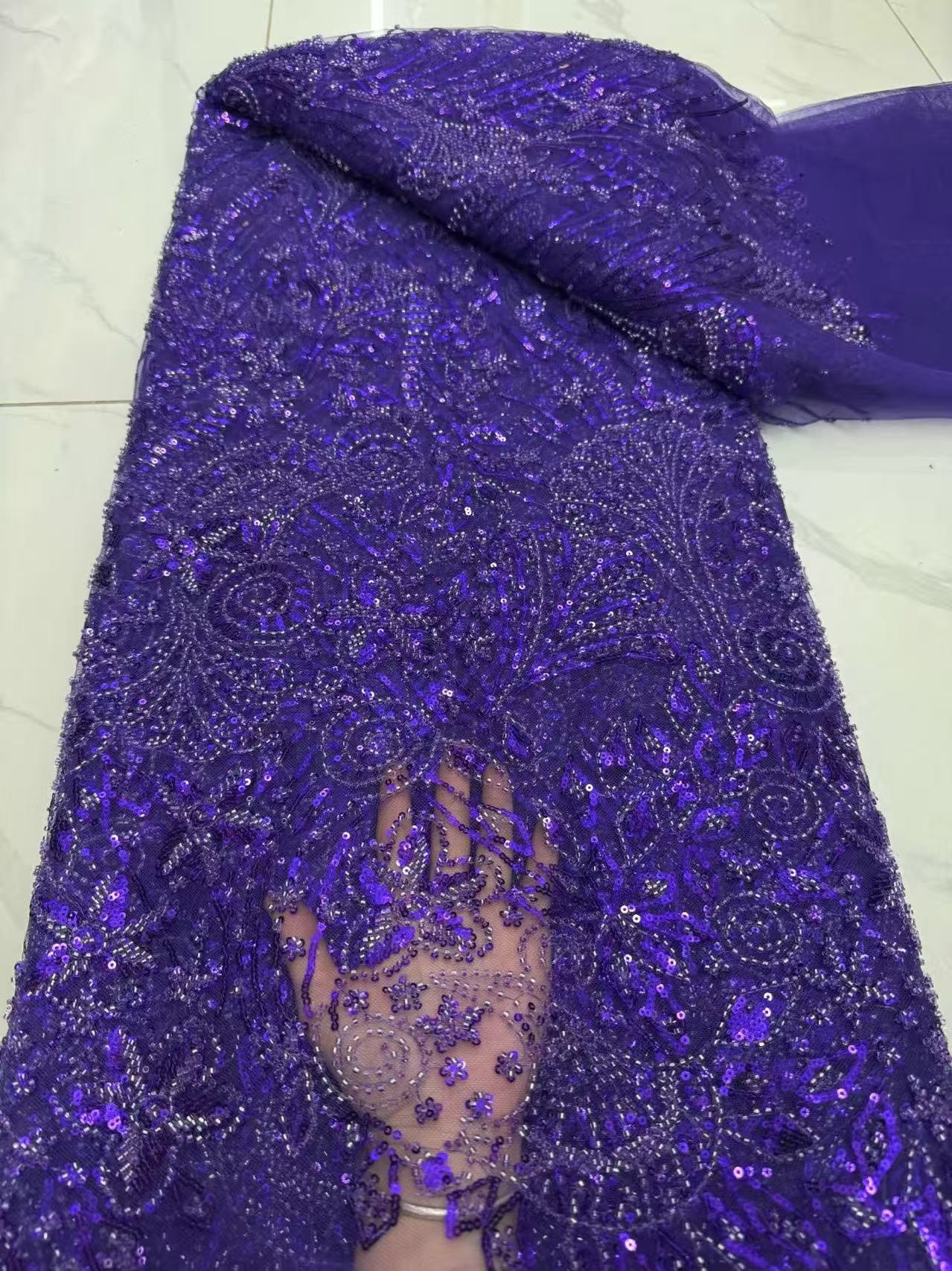 Tessuti africani di lusso con  - Embroidery Net Fabric recensione e prezzo