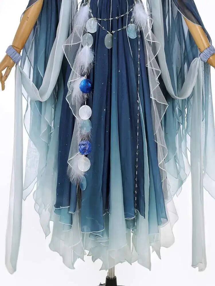 Abito Blu Esotico con Ricami E - Embroidery Style recensione e prezzo