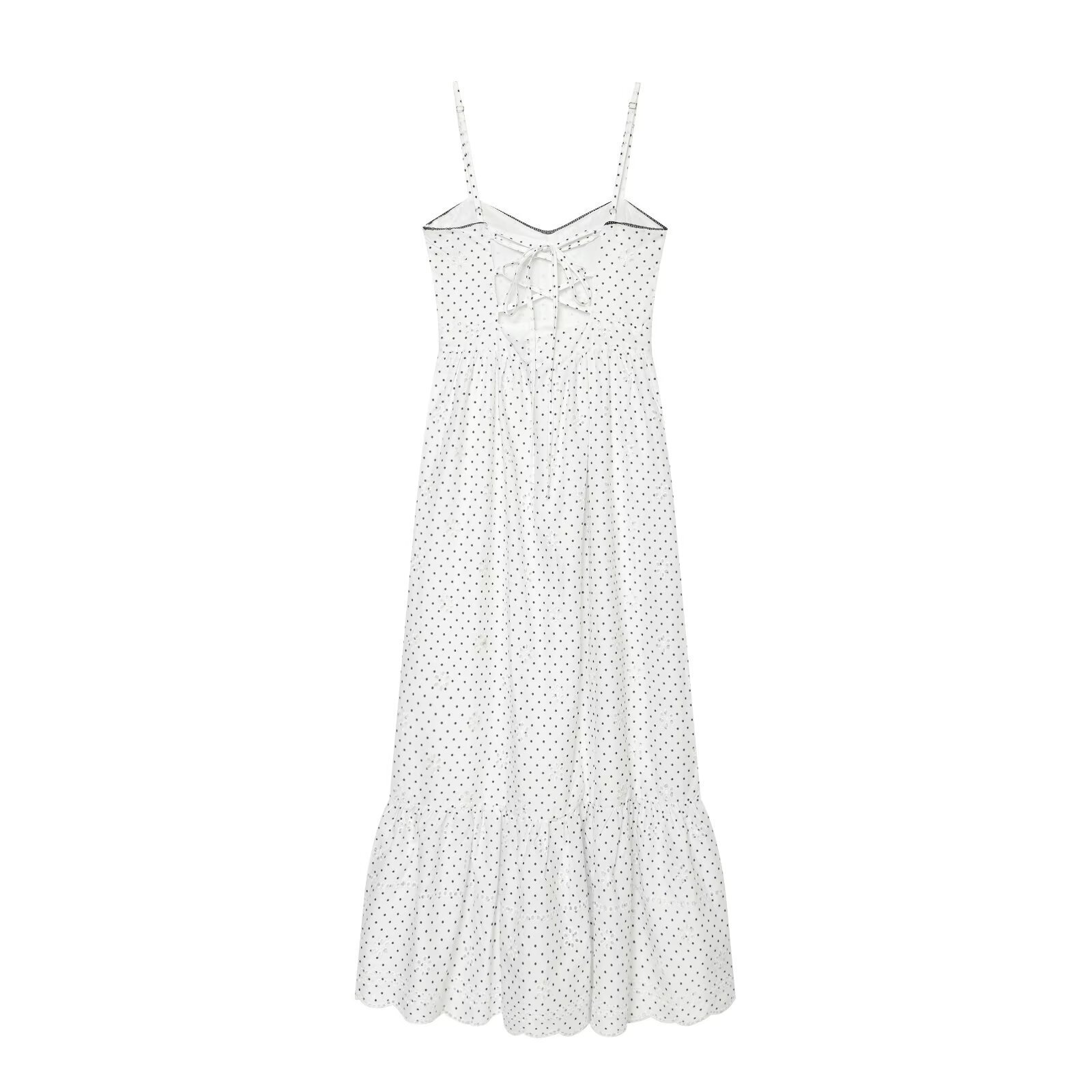 Abito Lungo Estivo Casual da D - Embroidery Eyelet recensione e prezzo