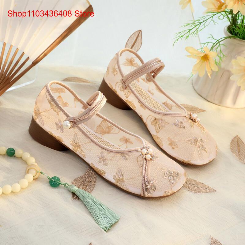 Nuove Scarpe a Rete con Tacco  - Embroidery Shoes recensione e prezzo