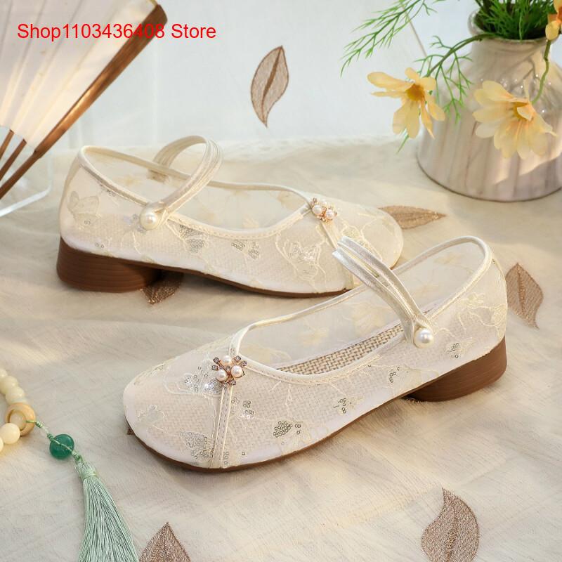 Nuove Scarpe a Rete con Tacco  - Embroidery Shoes recensione e prezzo