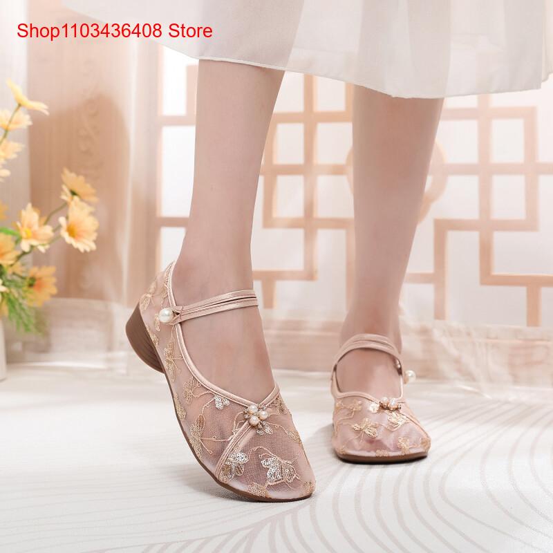 Nuove Scarpe a Rete con Tacco  - Embroidery Shoes recensione e prezzo