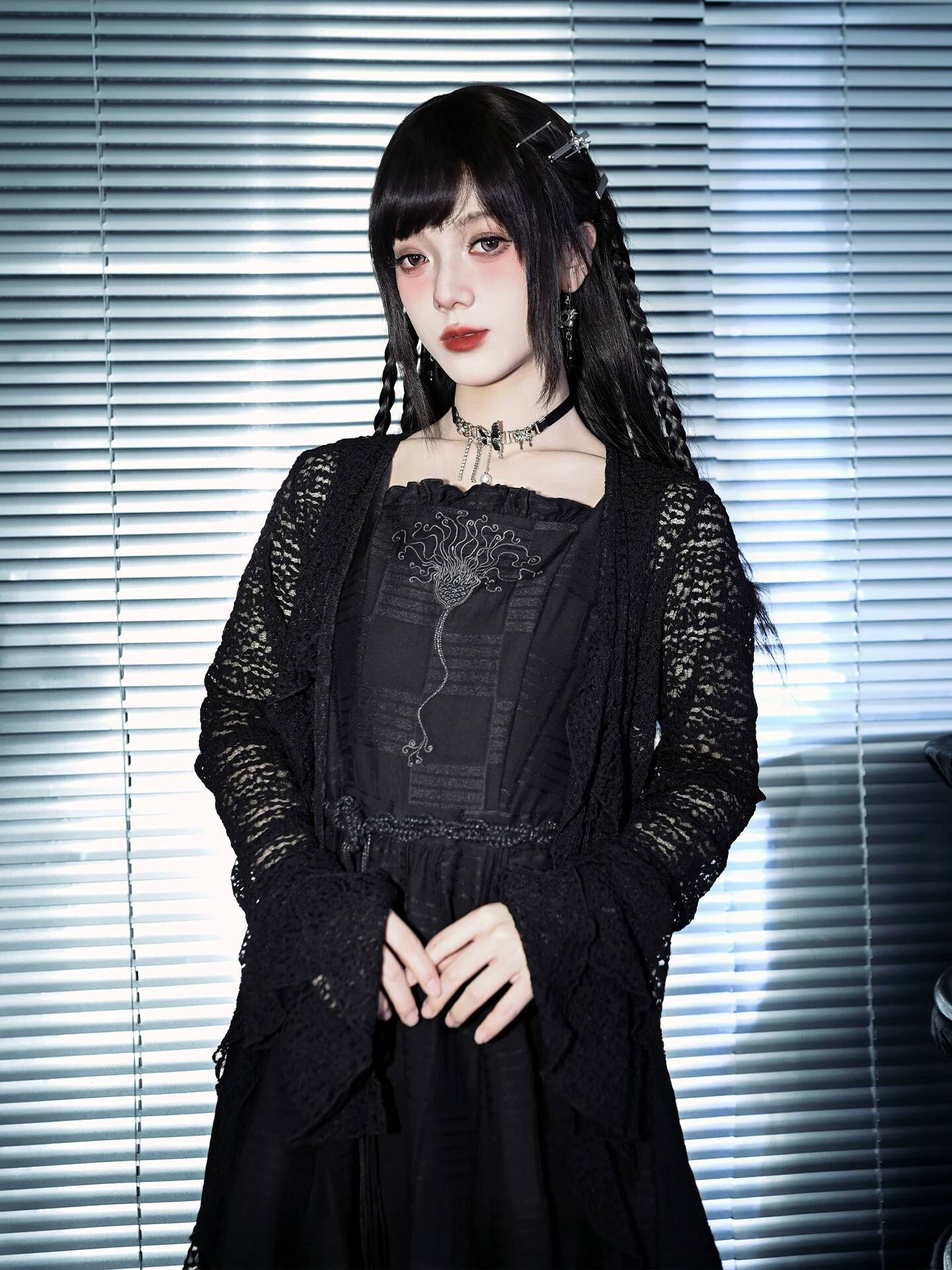 Nuovo Abito Nero a Doppio Stra - Embroidery Cotton recensione e prezzo