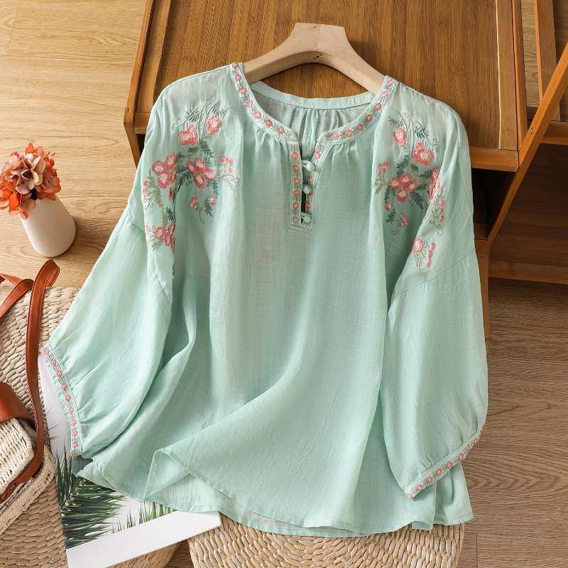 Abbigliamento da donna in stil - Embroidery On Shirt recensione e prezzo
