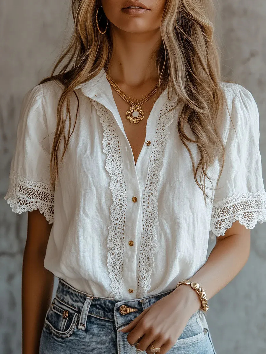 Camicie Eleganti da Donna, Cas - Embroidery On Shirt recensione e prezzo