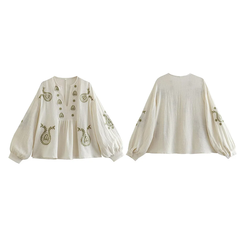 Camicia da donna nuova in coto - Embroidery On Shirt recensione e prezzo