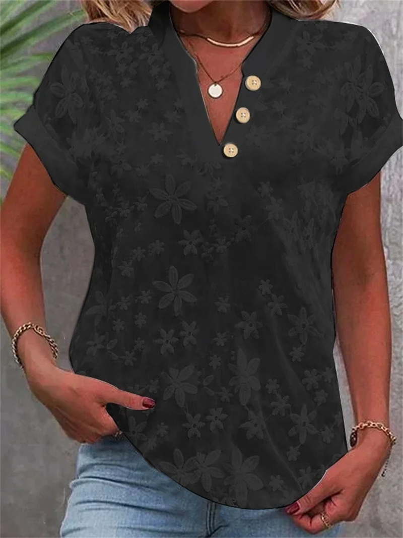 Camicia corta Camicetta di piz - Embroidery Eyelet recensione e prezzo