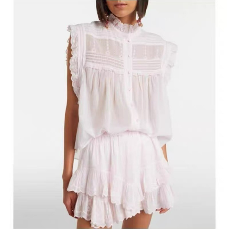 Camicetta da donna senza manic - Embroidery Eyelet recensione e prezzo
