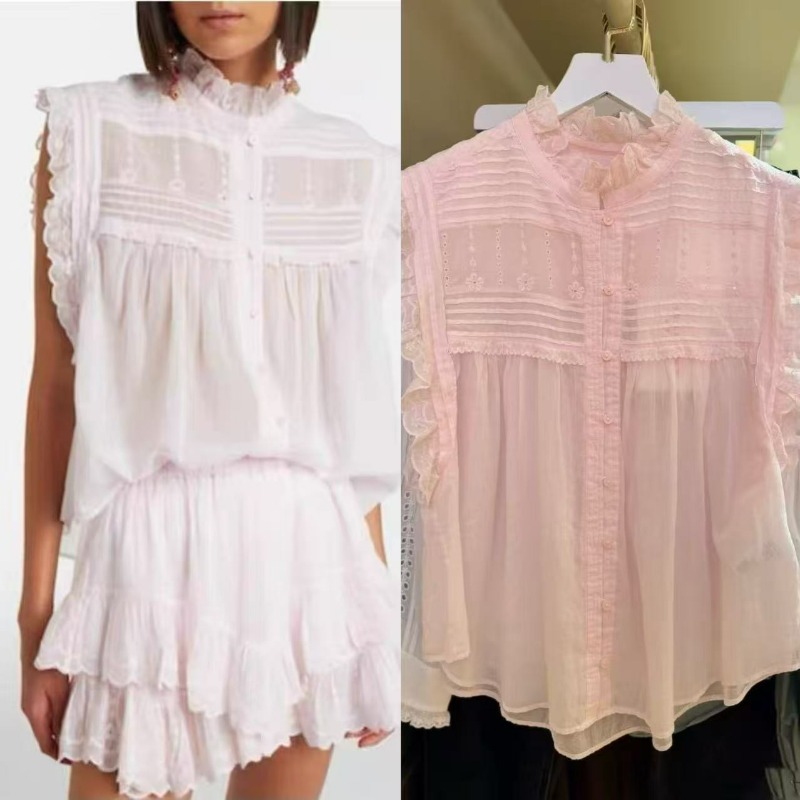 Camicetta da donna senza manic - Embroidery Eyelet recensione e prezzo