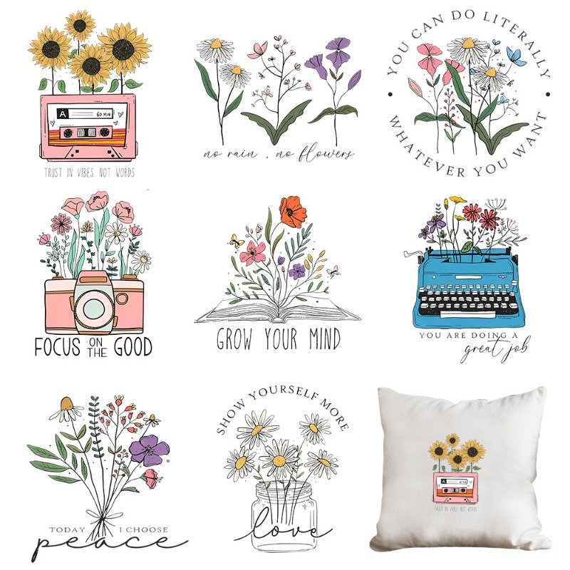 Adesivi Termoadesivi Floreali  - Embroidery On Shirt recensione e prezzo