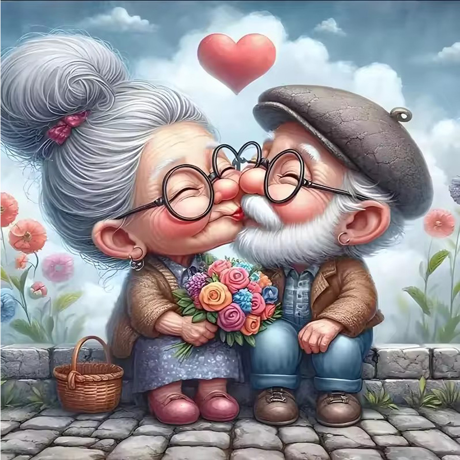 Bacio romantico tra una coppia - Embroidery Kiss recensione e prezzo