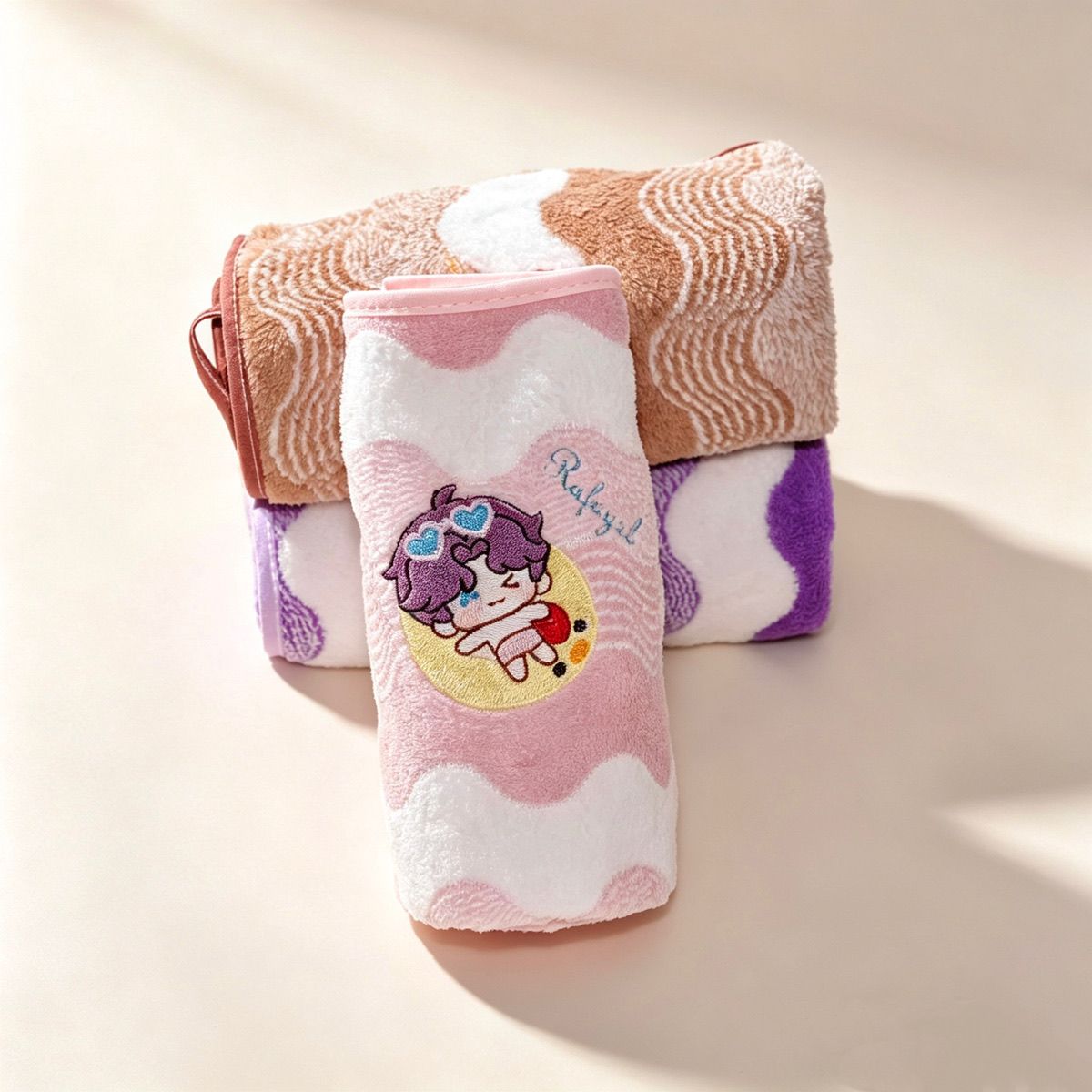 Asciugamano in pile corallo An - Embroidery Cotton recensione e prezzo