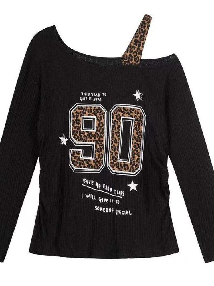 T-Shirt con Stampa Leopardata  - Embroidery A recensione e prezzo