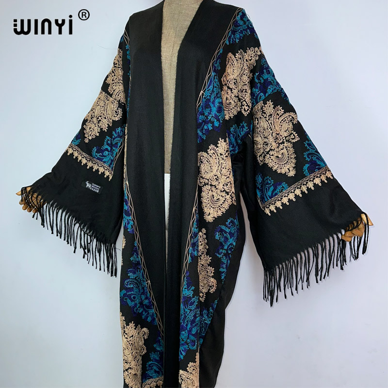 WINYI Donne di Inverno nappa P - Embroidery Pashmina recensione e prezzo