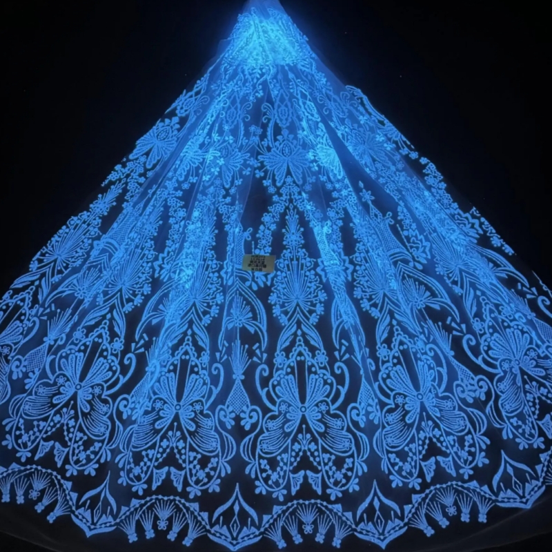2026 Tessuto Blu di Tendenza c - Embroidery Net Fabric recensione e prezzo