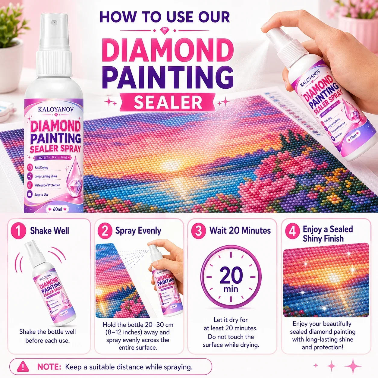 Spray Sigillante per Diamond P - Embroidery Kit Starter recensione e prezzo