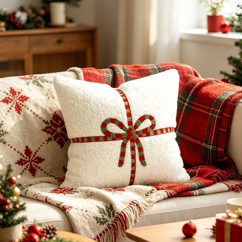 Fodera per cuscino natalizio i - Embroidery Xmas Decorations recensione e prezzo