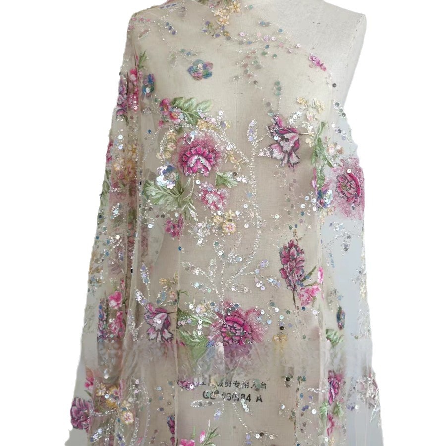 Tessuto in Pizzo di Lusso con  - Embroidery Net Fabric recensione e prezzo