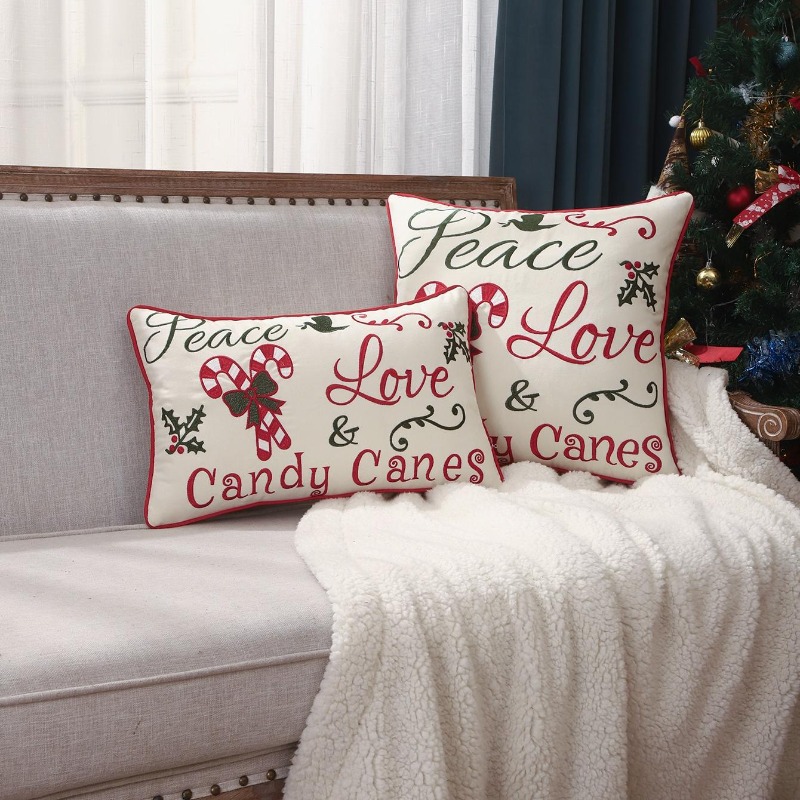 Fodera per cuscino natalizio c - Embroidery Xmas Decorations recensione e prezzo