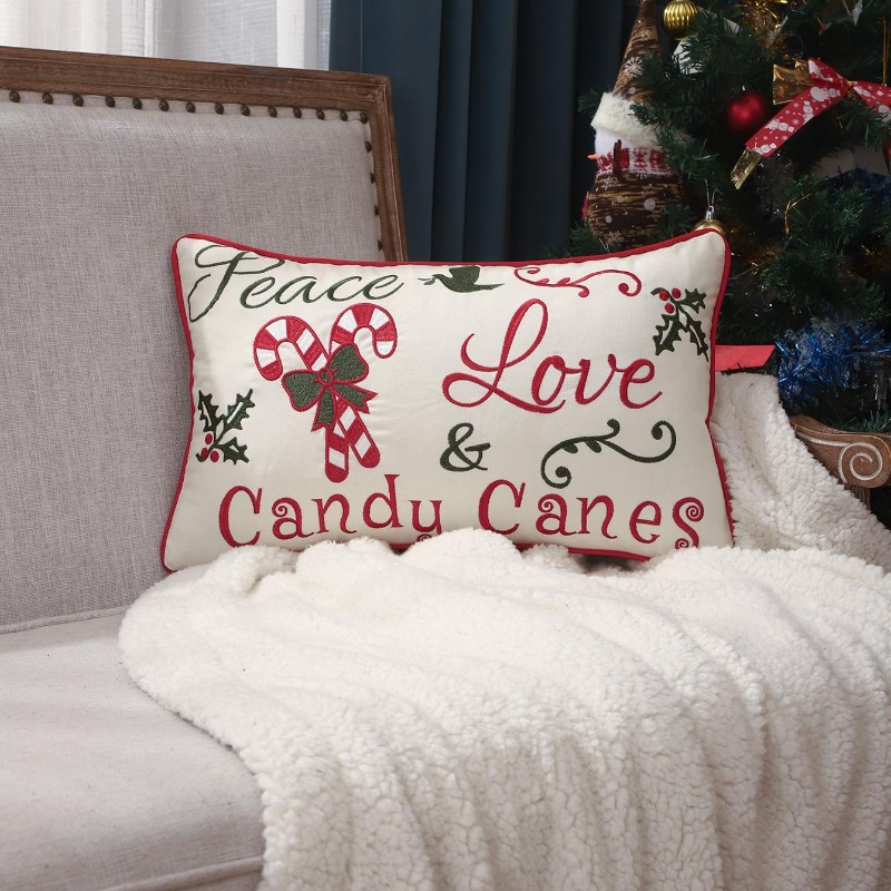 Fodera per cuscino natalizio c - Embroidery Xmas Decorations recensione e prezzo