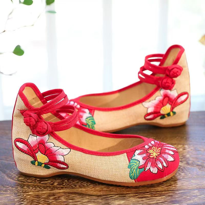 Scarpe da donna con zeppa in t - Embroidery Shoes recensione e prezzo